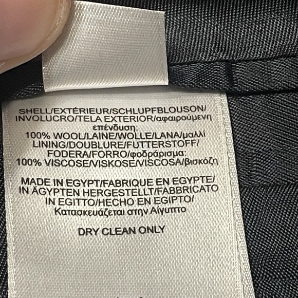 Brooks Brothers 346 Size 46L Gray Plaid 2 Button 100% Wool Blazer Sport Coat - Picture 8 of 14